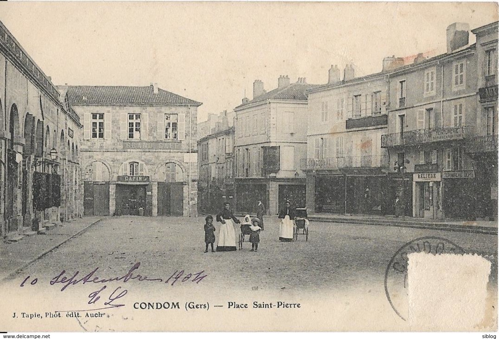 CPA - CONDOM - Place St Pierre - Condom