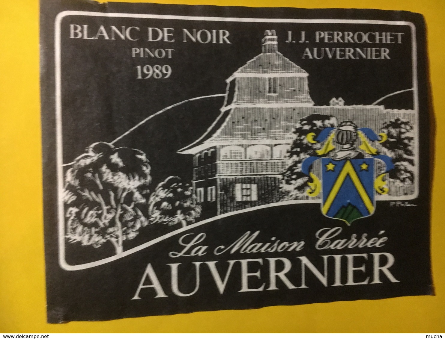 8031 - Blanc De Noir Pinot  1989 J.J. Perrochet La Maison Carrée Auvernier Suisse - Autres & Non Classés