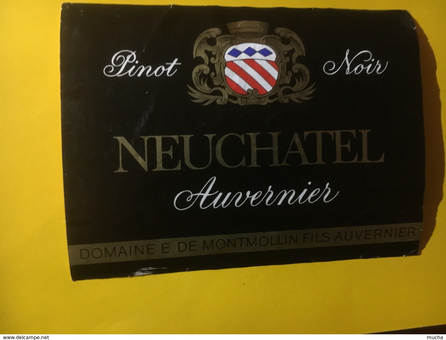 8034 - Pinot Noir Domaine De Montmollin  Auvernier Suisse - Autres & Non Classés