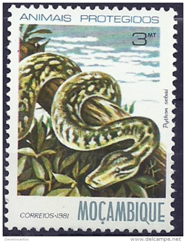 Mozambique Moçambique 1981 Fauna From Mozambique - African Python MNH - Snakes