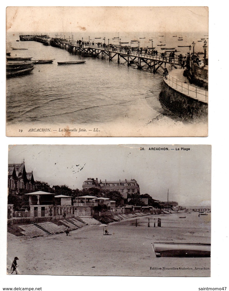 33 - ARCACHON . 2 CARTES POSTALES - Réf. N°8480 - - Arcachon