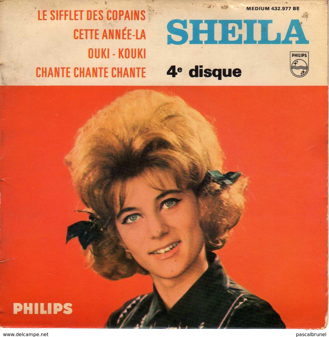 SHEILA -4 Eme DISQUE - LE SIFFLET DES COPAINS - Disco, Pop