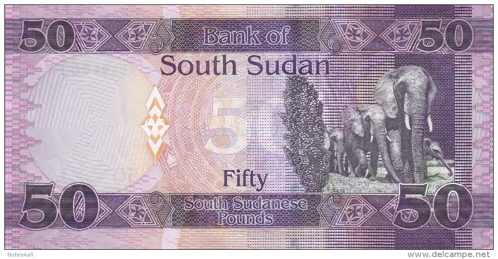 SOUTH SUDAN 50 POUND 2015 P- New UNC */* - South Sudan