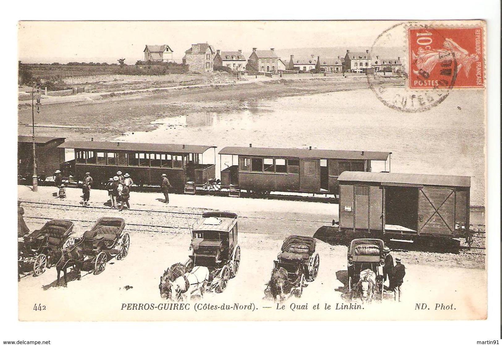 Perros Guirec - Le Quai Et Le Linkin 1918 - Perros-Guirec