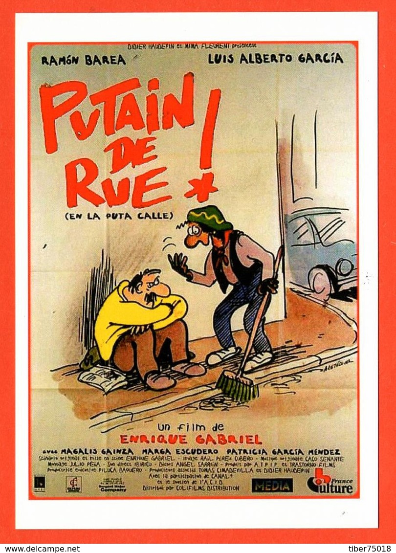 Carte Postale : Putain De Rue ! (film - Cinéma - Affiche) Illustration : Claire Bretécher - Affiches Sur Carte