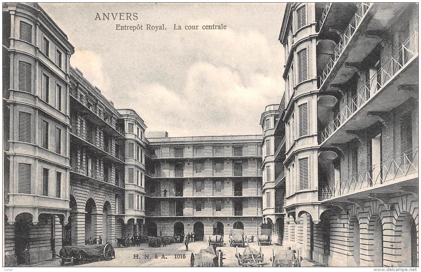 ANVERS - Entrepôt Royal.  La Cour Centrale - Antwerpen