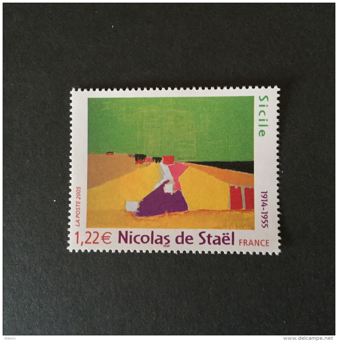 FRANCE 2005 Nicolas De Stael Artiste Superbe-MUH Yv3762 - Neufs