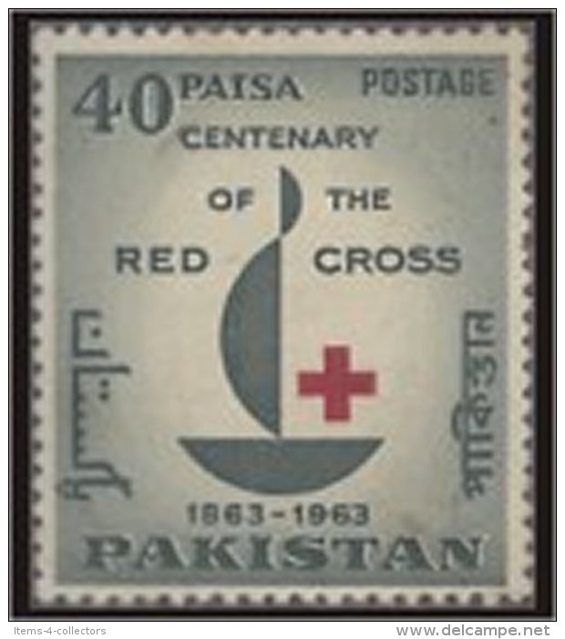 PAKISTAN SG 0187 RED CROSS CENTENARY - Pakistan