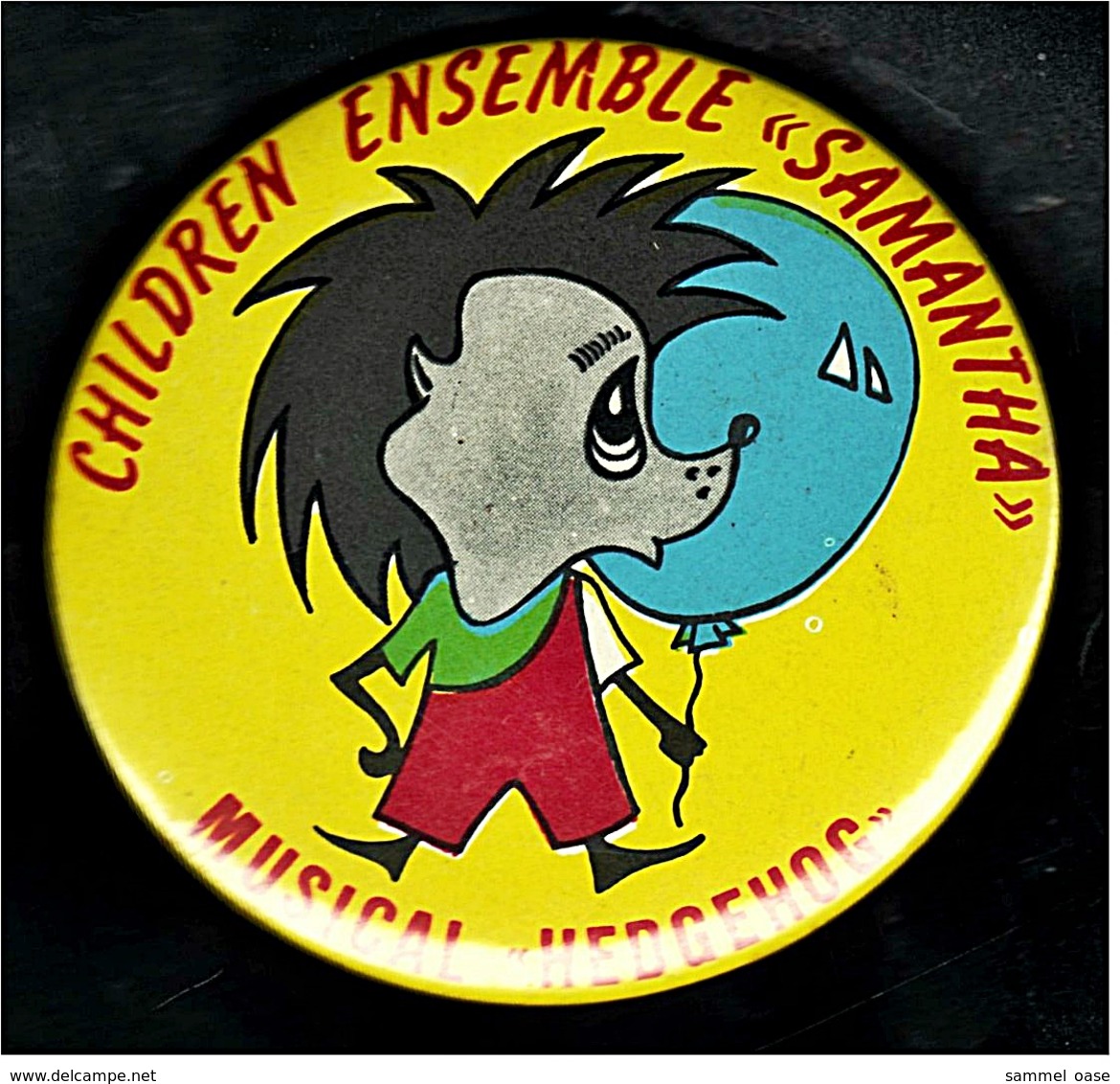 Button  -  Children Ensemble Samantha  -  Musical Hedgehog  -  Ca. 65 Mm Groß - Sonstige & Ohne Zuordnung