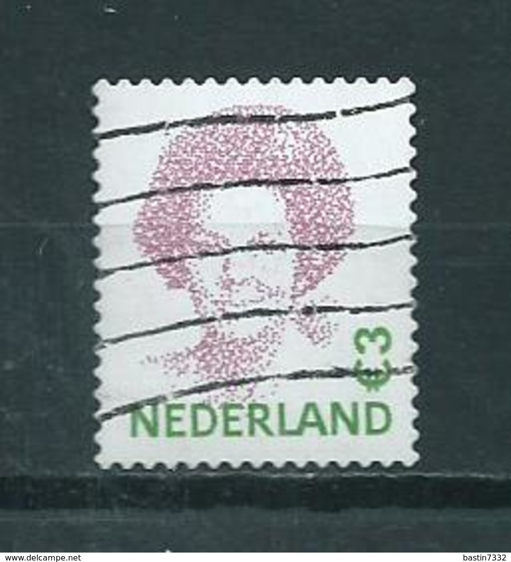 2002 Netherlands Queen Beatrix 3,00 EURO Used/gebruikt/oblitere - Gebruikt