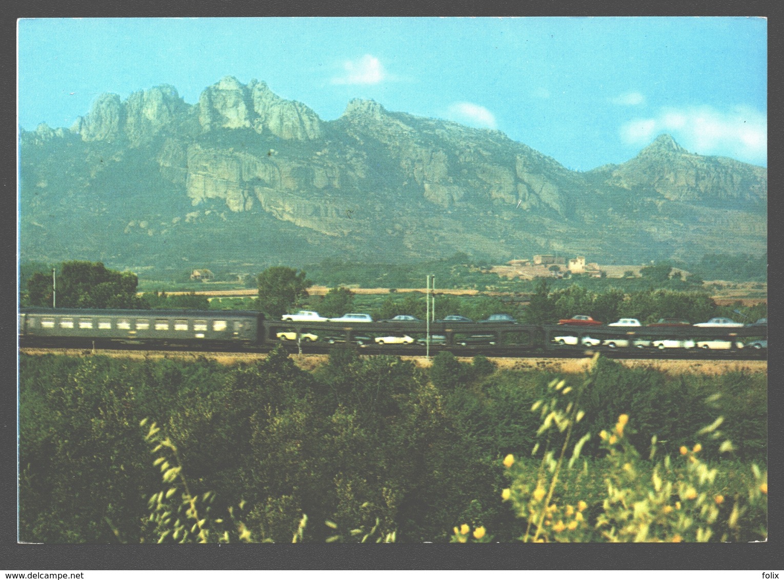 Chemin De Fer Français - Train Autos Couchettes - Car-sleeper Express - Trains