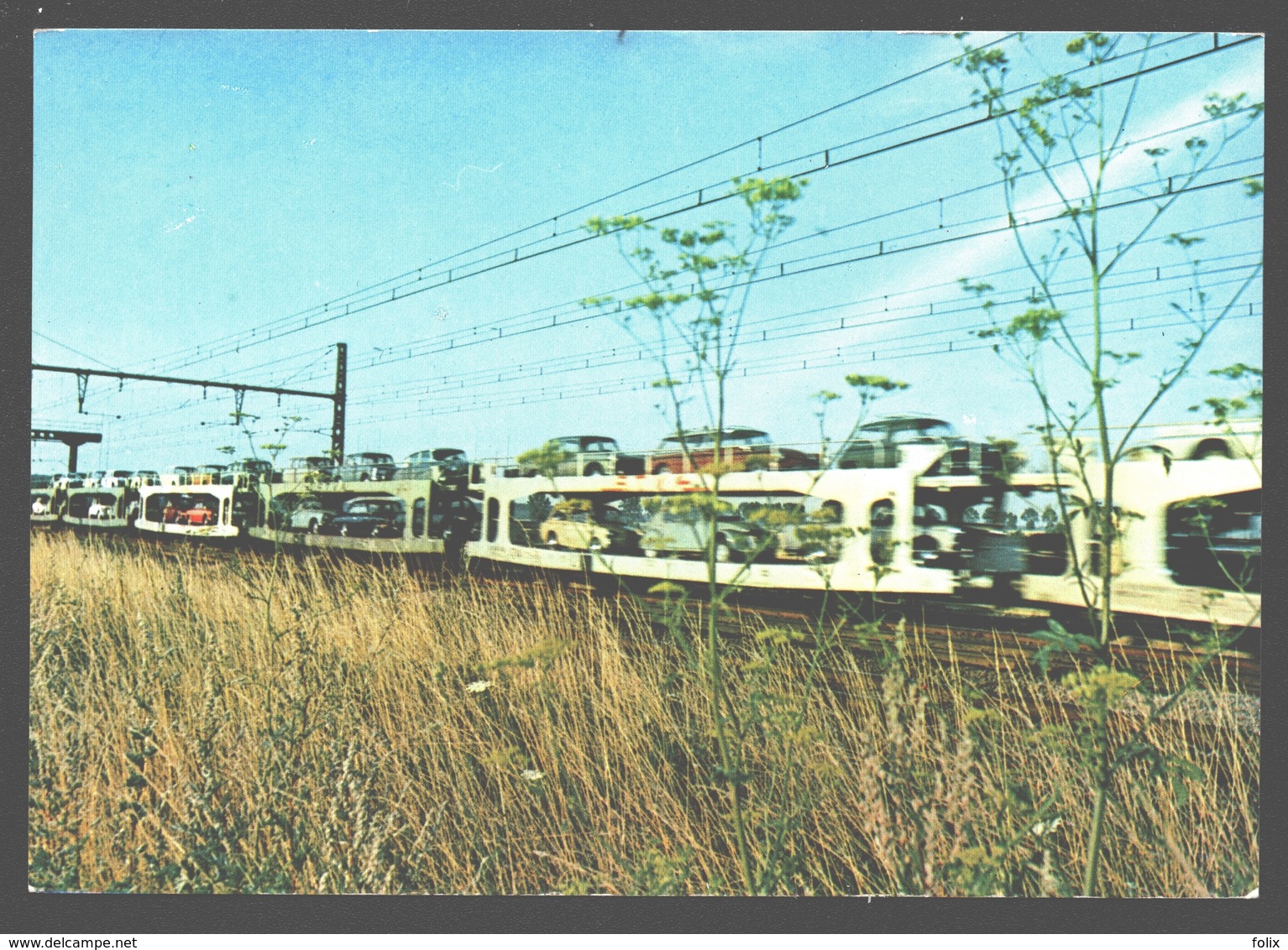 Chemin De Fer Français - Train Autos Couchettes - Car-sleeper Express - Treni