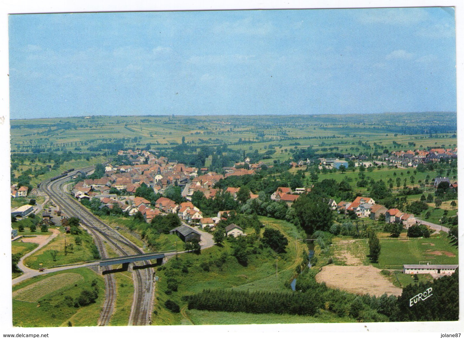 CPM    67      DIEMERINGEN   1980    VUE AERIENNE - Diemeringen