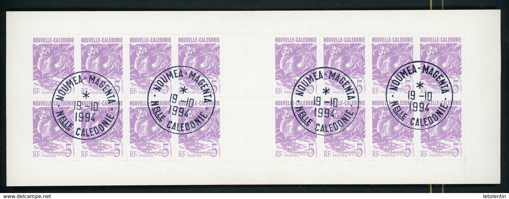 Nelle CALEDONIE : CARNET 16X 5Fr LE CAGOU -  N° Yvert C655 Obli. (1er JOUR ?) - Markenheftchen