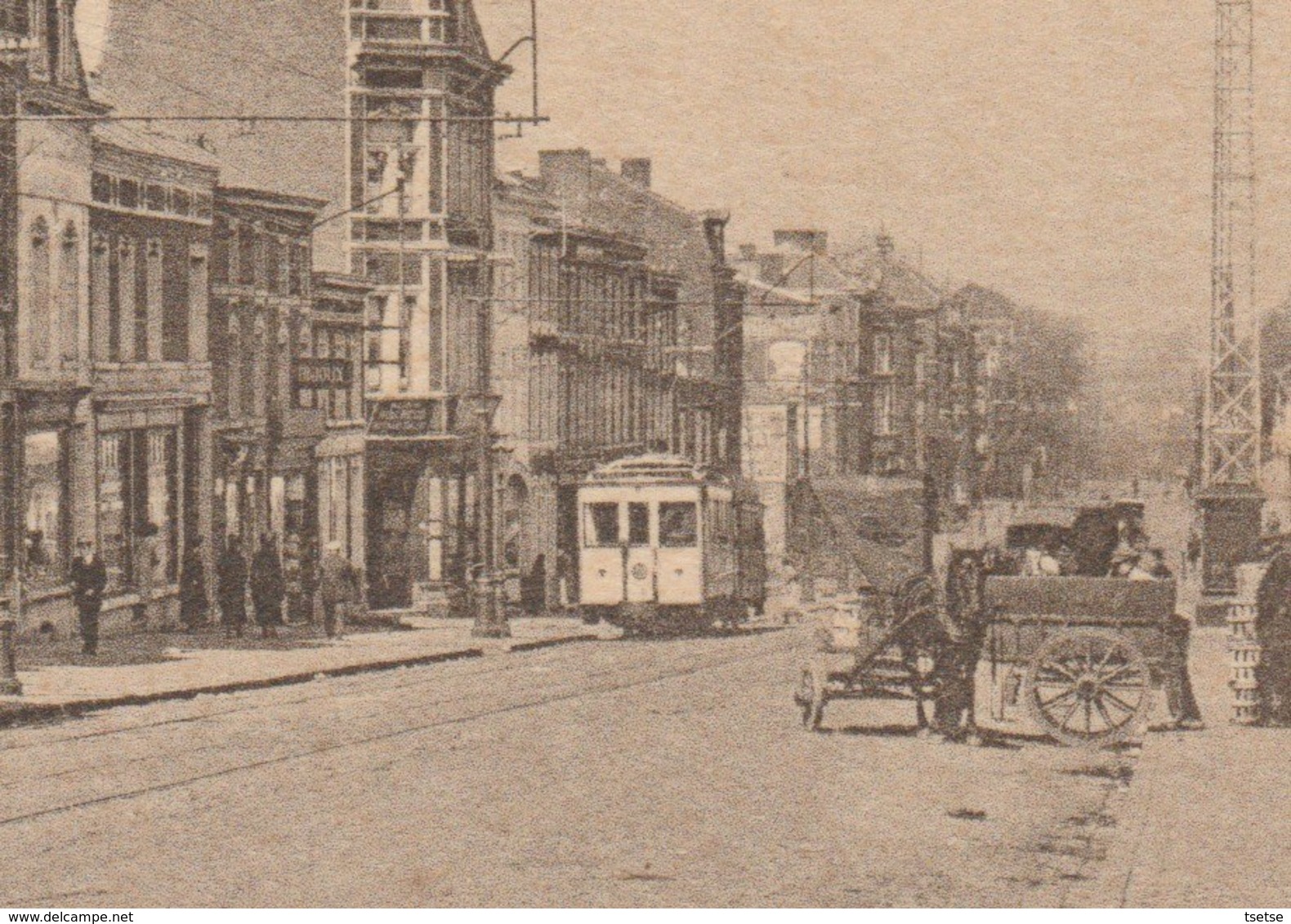 La Louvière - Rue Sylvain Guyaux ... Tram ( Voir Verso ) - La Louvière