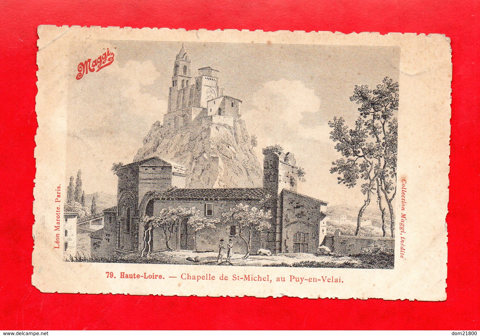 43 - Le Puy En Velay : La Chapelle De Saint Michel, Cpa écrite - Le Puy En Velay