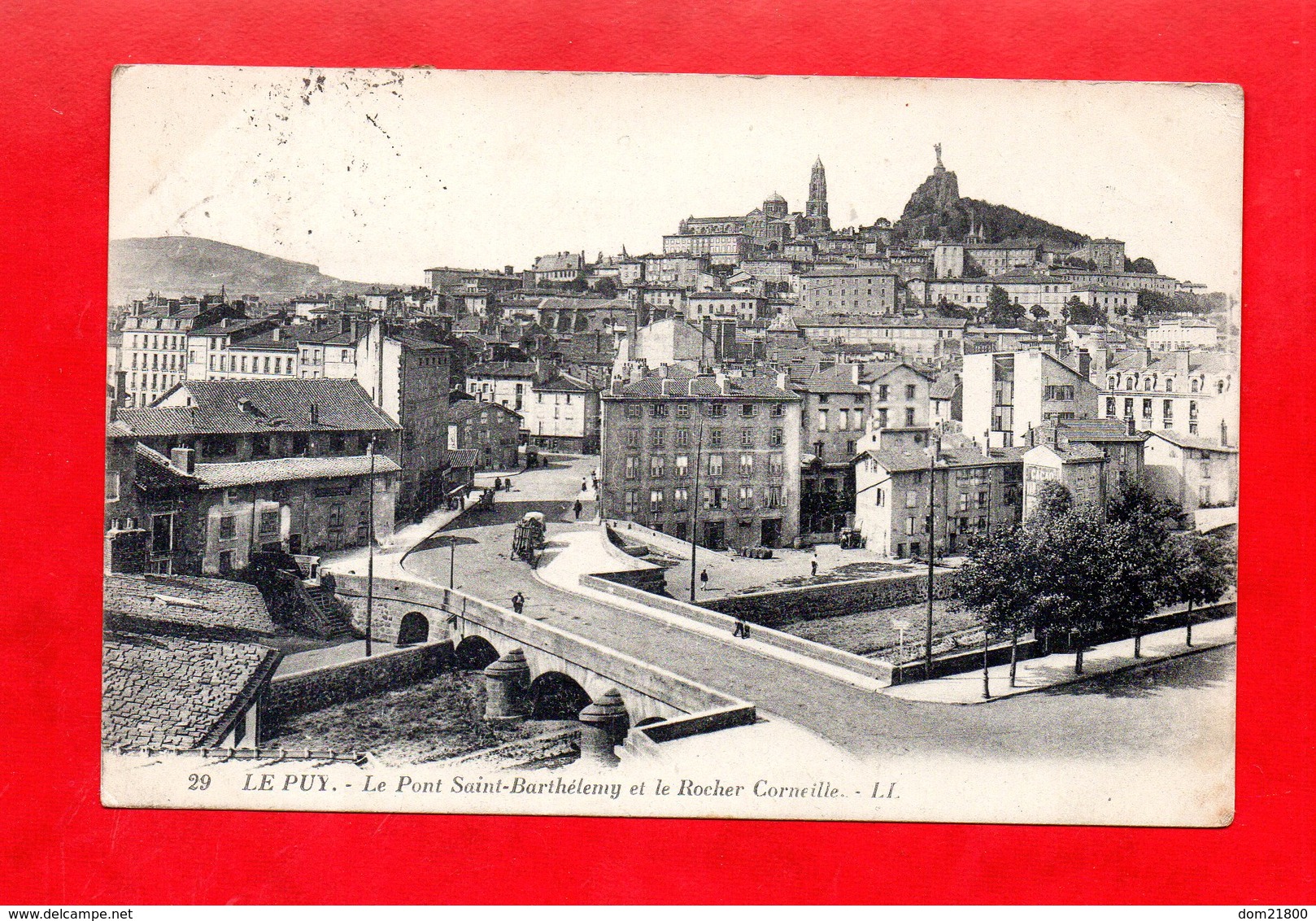 43 - Le Puy En Velay : Le Pont Et Quartier Saint Barthélémy, Cpa écrite En 1924 - Le Puy En Velay