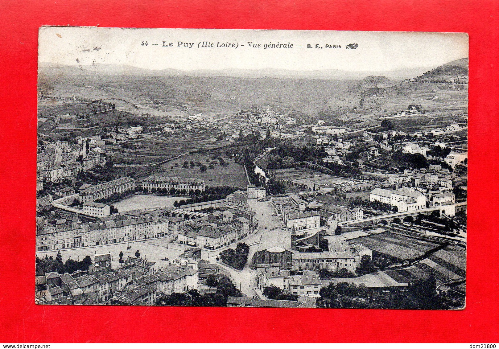 43 - Le Puy En Velay : Une Vue Générale, Cpa écrite En 1914 - Le Puy En Velay