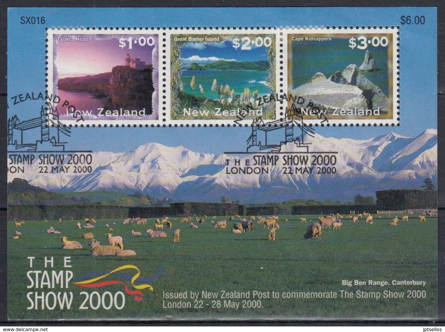 NUEVA ZELANDA 2000 Nº HB-139 USADO - Used Stamps