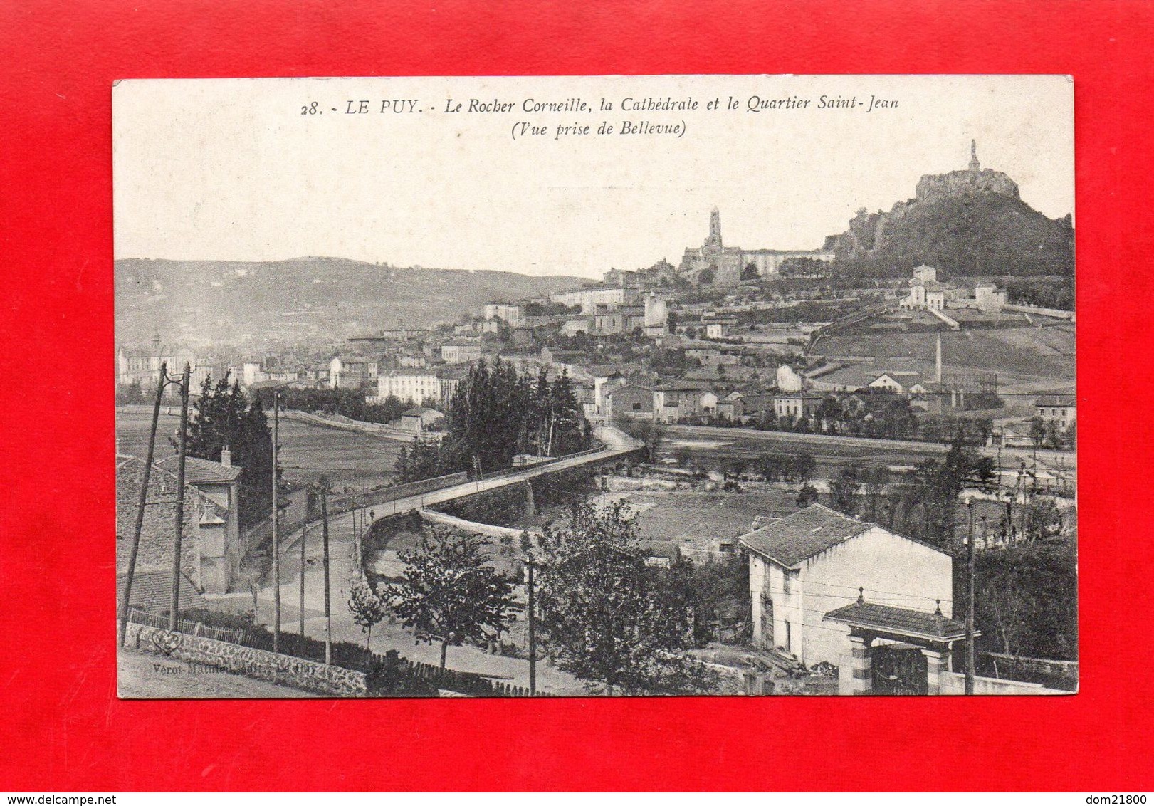 43 - Le Puy En Velay : Le Quartier Saint Jean, Cpa écrite En 1914 - Le Puy En Velay