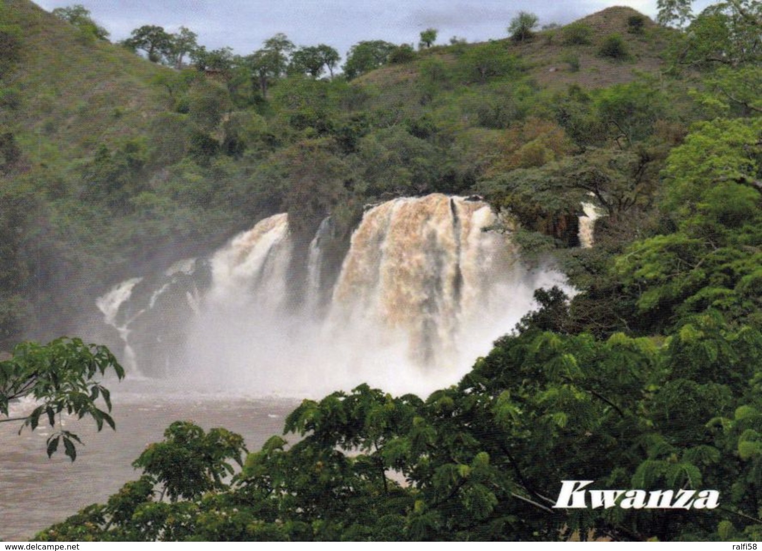 1 AK Angola * Kwanza Wasserfall In Der Provinz Malanje * - Angola