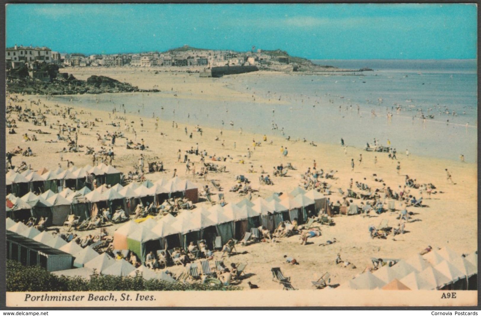 Porthminster Beach, St Ives, Cornwall, C.1960s - Harvey Barton Postcard - St.Ives