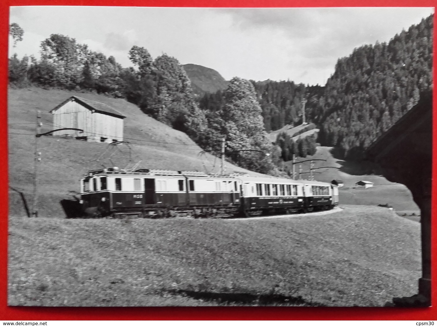 CP Train - "Golden Moutain Express" Près De Rossinière En 1932 - Photo Kettel - N° 3.7 - Rossinière