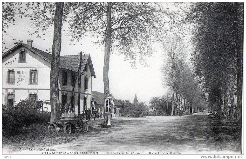 [58] Nièvre > Non Classés Chantenay Saint Imbert Hotel De La Gare Route De Paris - Autres & Non Classés