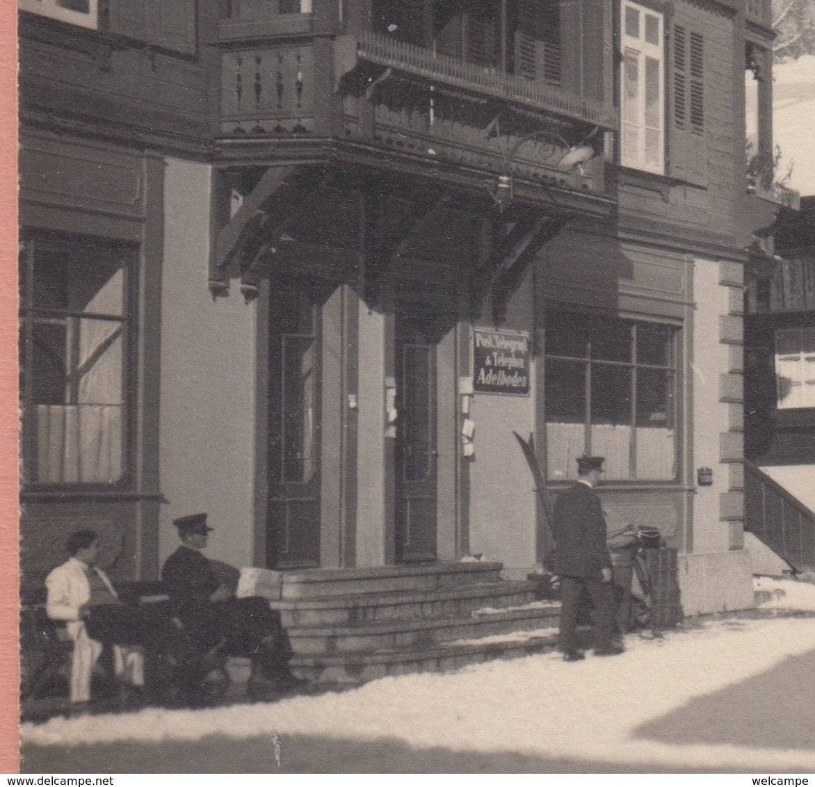 OUDE POSTKAART ZWITSERLAND - SCHWEIZ - ADELBODEN - POST - POSTKANTOOR - Adelboden