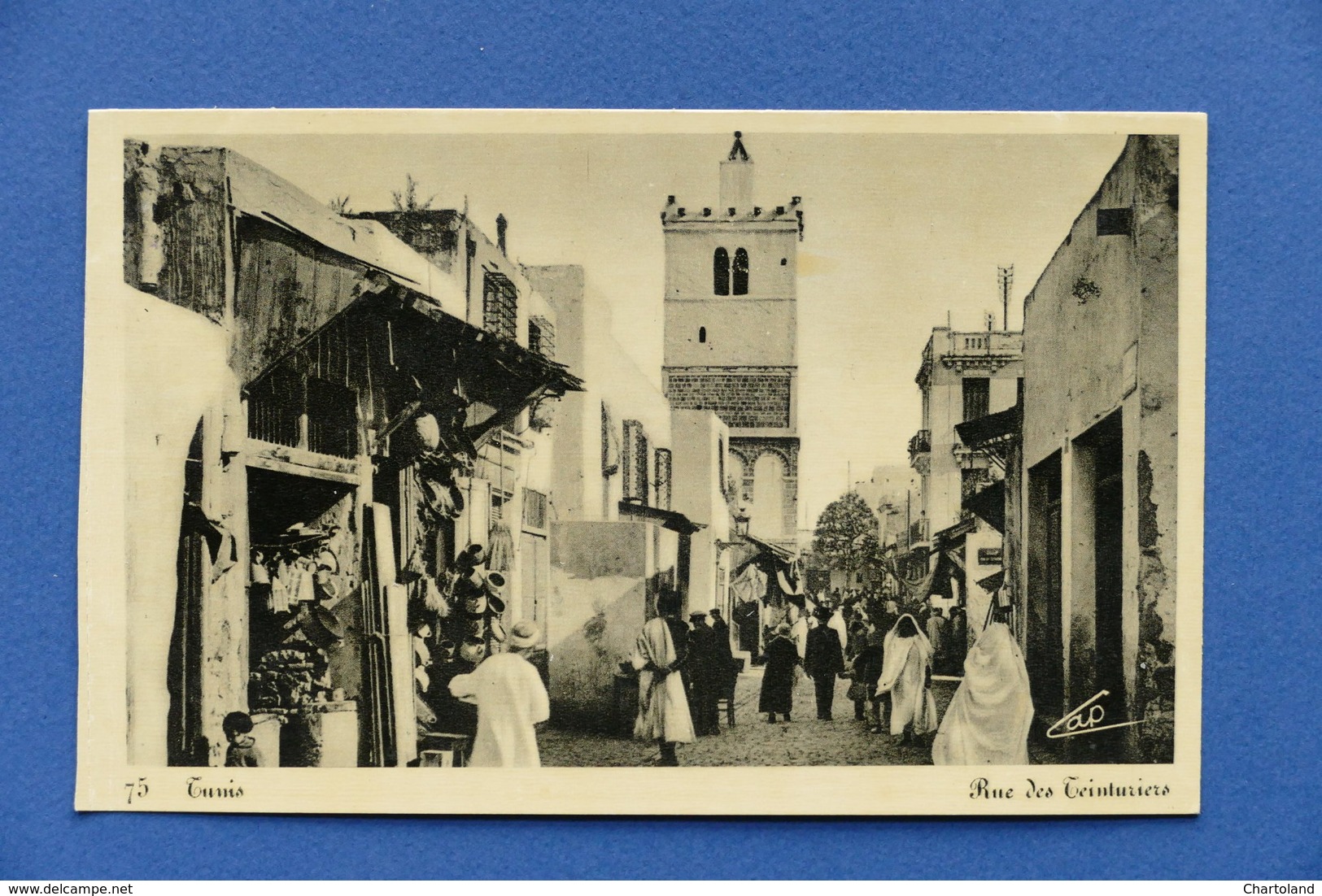 Cartolina Tunisia - Tunisi - Rue Des Teinturiers - 1930 Ca. - Non Classificati