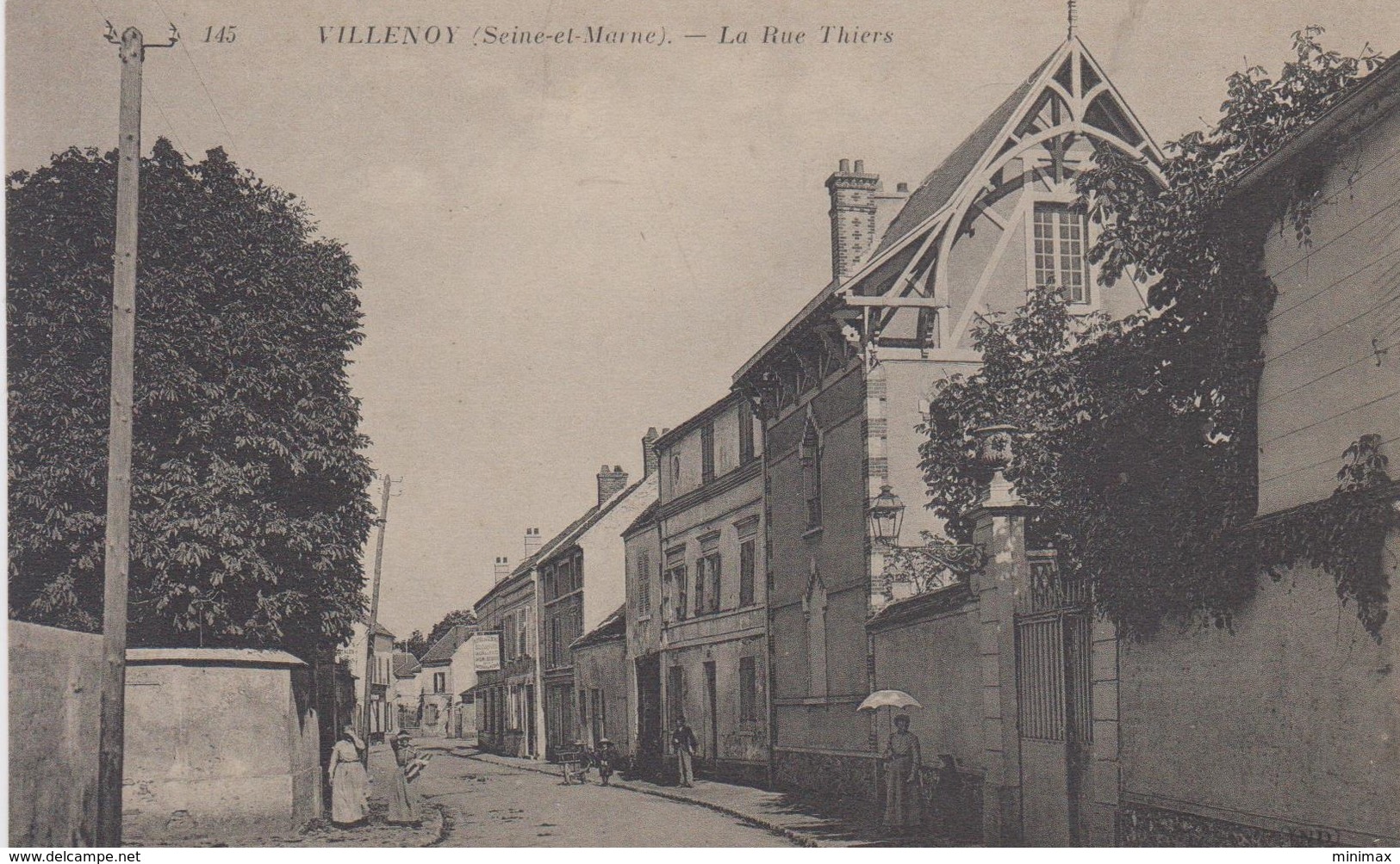 Villenoy - La Rue Thiers - Animée - Villenoy