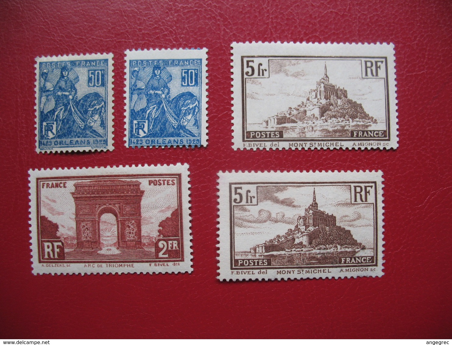 Timbre 1929/1932  Jeanne D'Arc Et Mont St-Michel    à Voir - Neufs