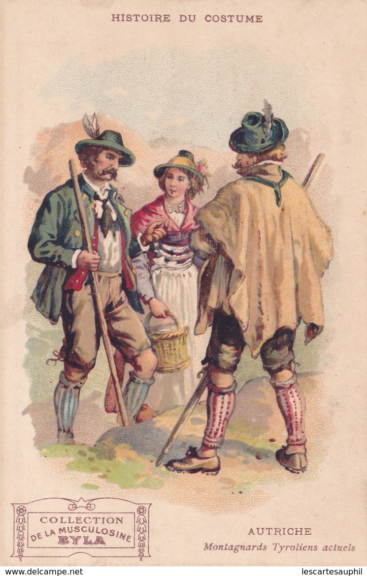 Histoire Du Costume Autriche Montagnards Tyrolien Illustration Musculosine Byla Suc Viande De Boeuf Crue Anemie - Other & Unclassified