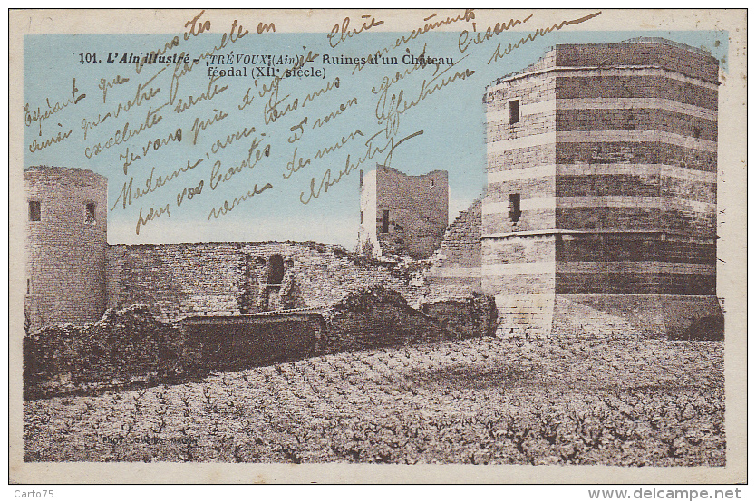 Trévoux 01 - Ruines Du Château Féodal - 1930 - Trévoux