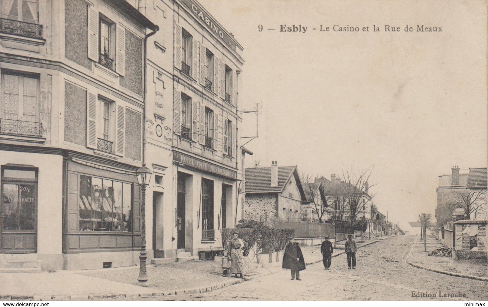 Esbly - Le Casino Et La Rue De Meaux - Animée - Esbly
