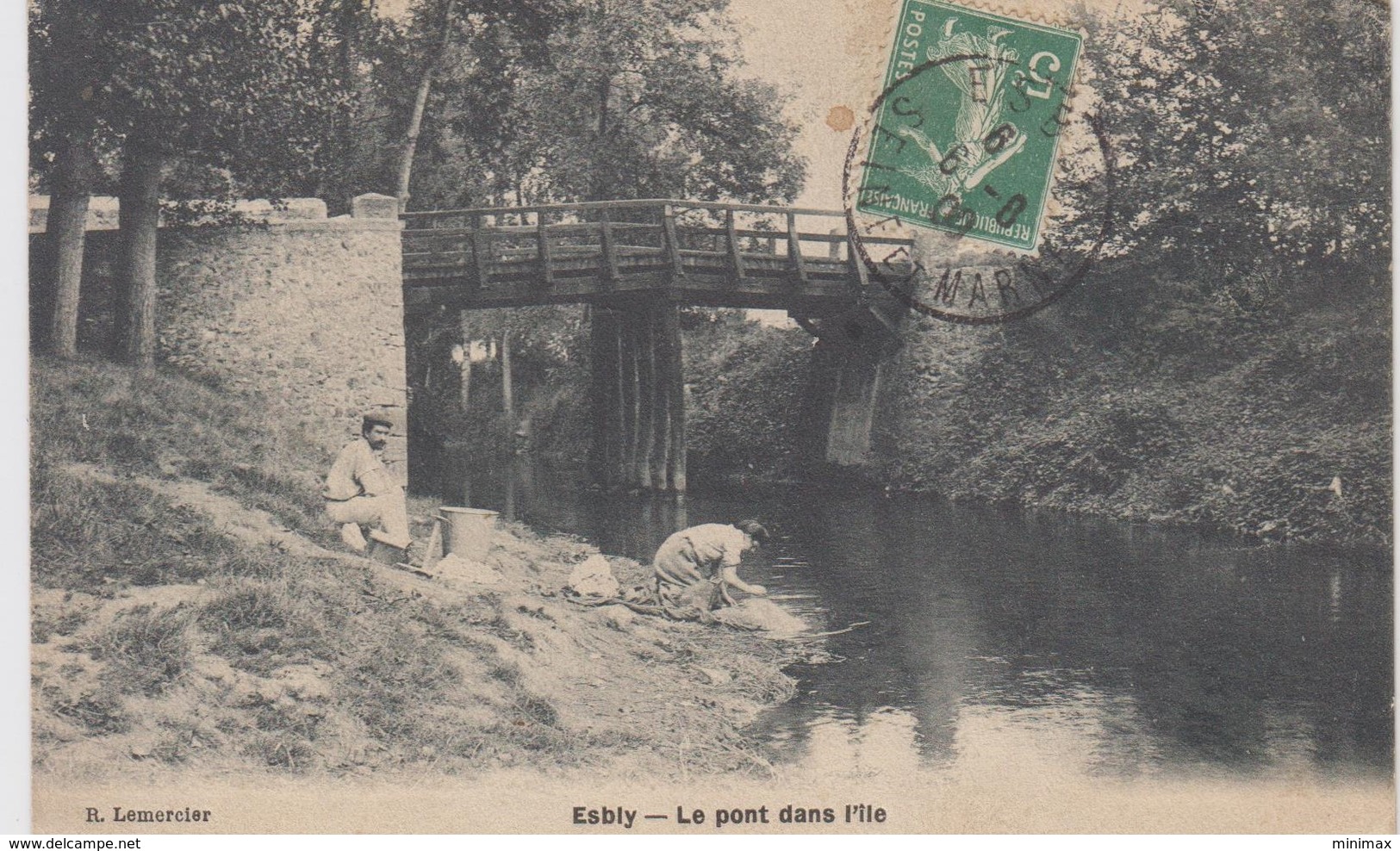 Esbly - Le Pont Dans L'ïle - Esbly