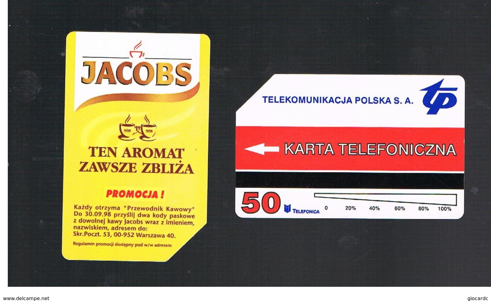 POLONIA (POLAND) - TP  -  JACOBS     - USED - RIF. 10224 - Alimentation