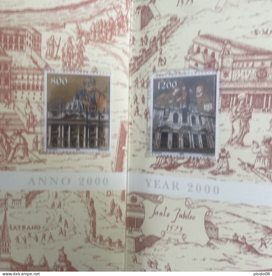 VATICANO 1995 RARO FOLDER VERSO L'ANNO SANTO NON IN COMMERCIO UFFICIO FILATELICO CITTA' DEL VATICANO