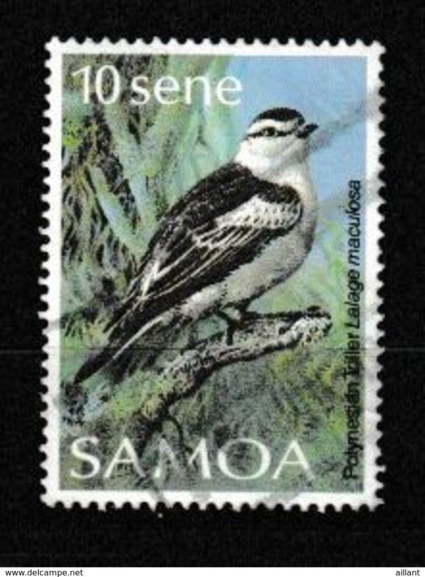 Samoa. 1988   Échenilleur De Polynésie    Polynesian Triller . Oblitéré - Songbirds & Tree Dwellers