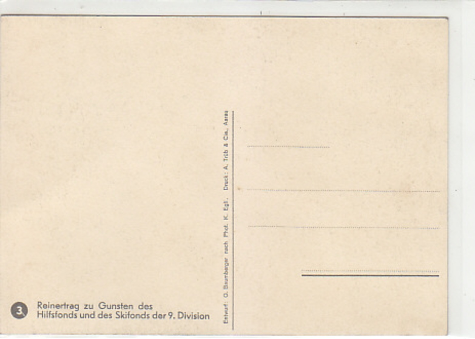 9. Division - Karte N. 3 - Sign. OB        (P-119-70205) - Régiments