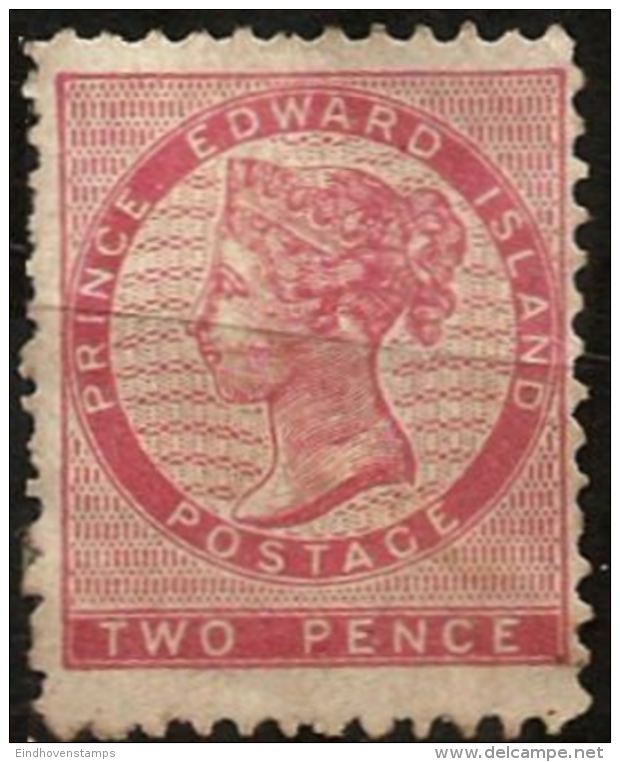 Canada, Prince Edward Island 1862, 2 P Perf 11&frac12;*12 Unused No Gum - Prince Edward (Island)