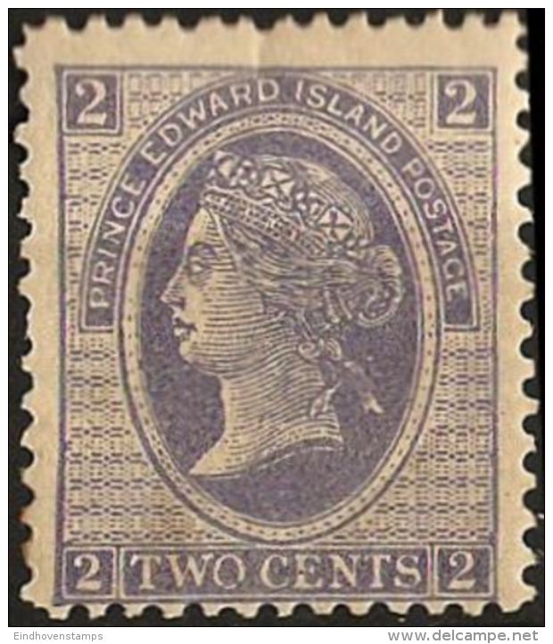 Canada, Prince Edward Island 1872, 2 P Blue, MH - Prince Edouard (Ile)