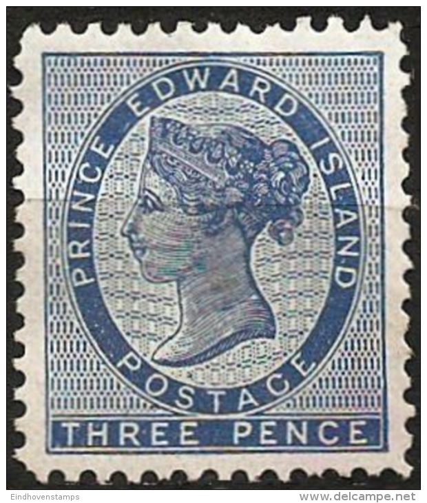 Canada, Prince Edward Island 1862, 3 P Perf 12*12 Unused No Gum - Prince Edouard (Ile)