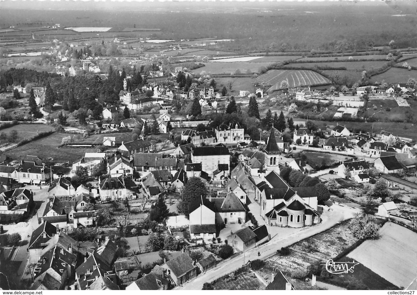 58-SAINT-HONORE-LES-BAINS- VUE GENERALE AERIENNE - Saint-Honoré-les-Bains