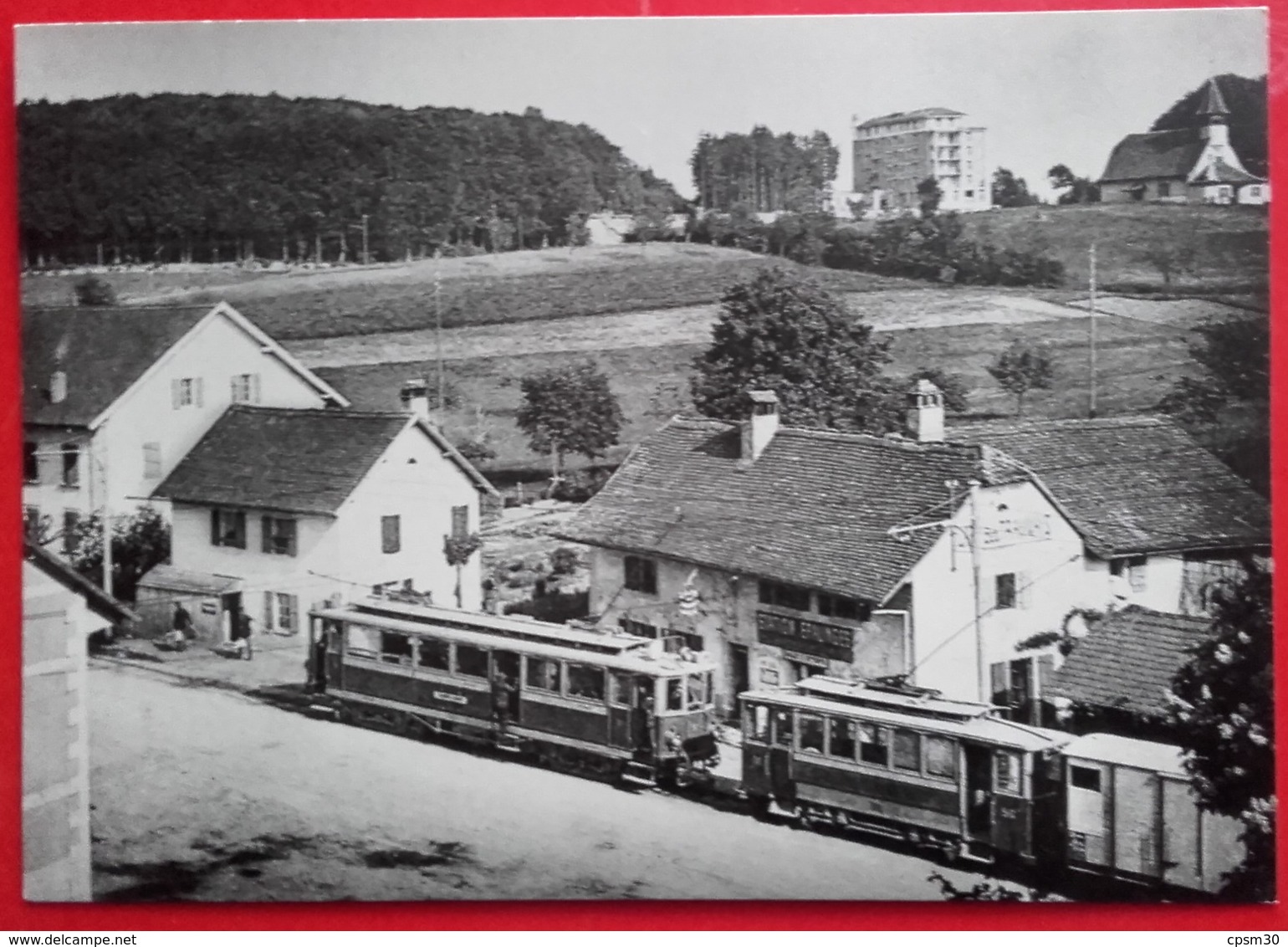 CP Train - Epalinges-Village - Photo JL Rochaix N° 3TL - Épalinges