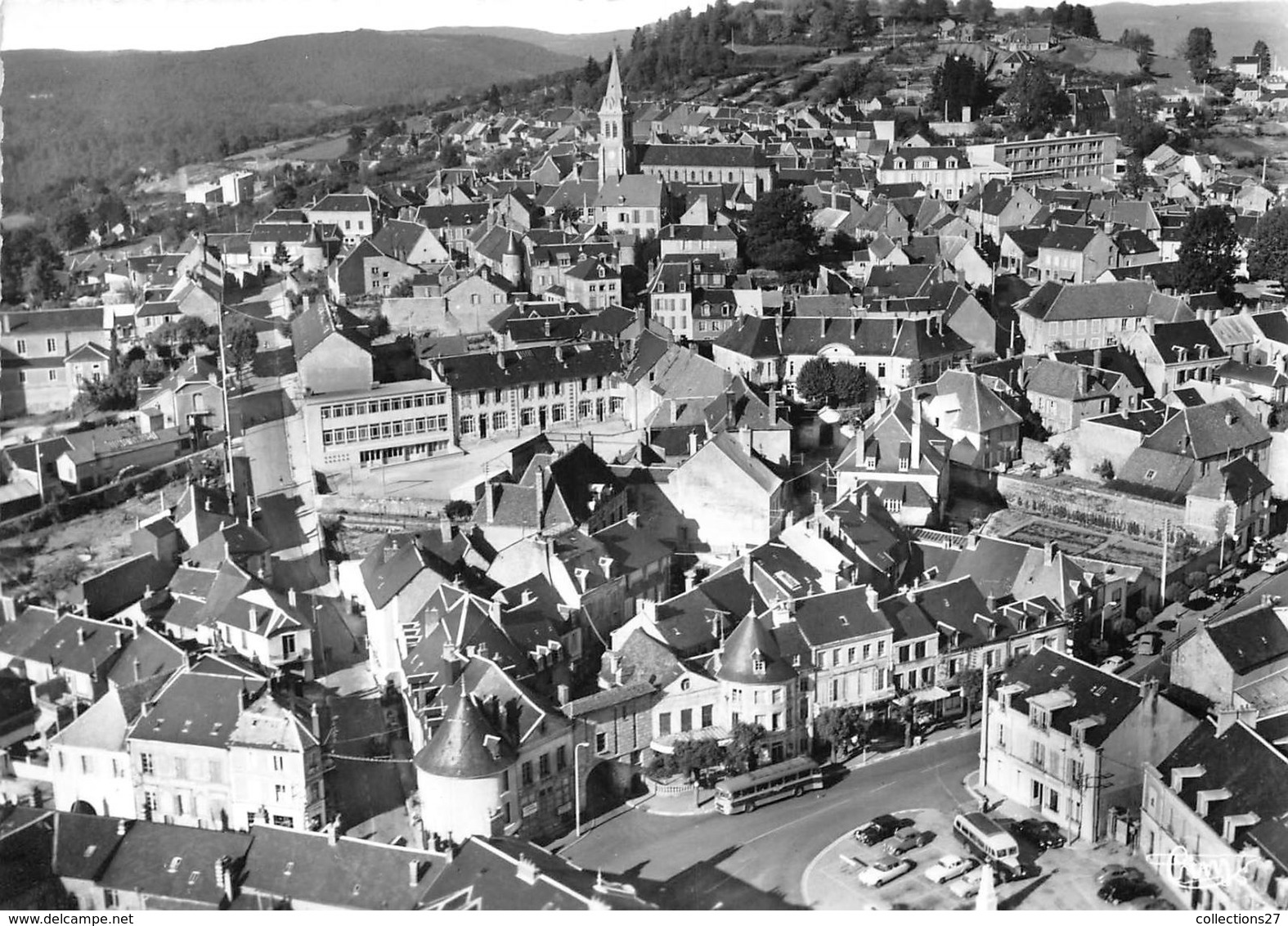 58-CHATEAU-CHINON- VUE GENERALE AERIENNE - Chateau Chinon