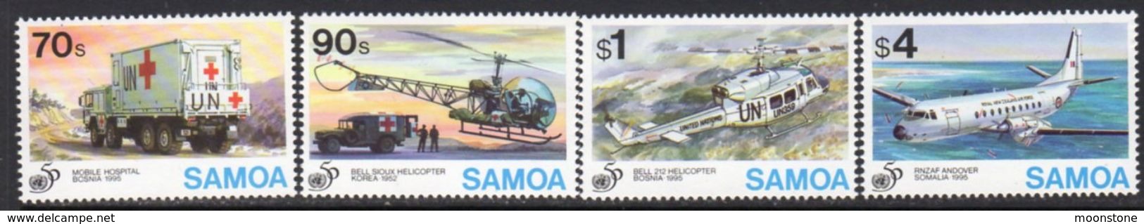 Samoa 1995 50th Anniversary Of The UN Set Of 4, MNH, SG 971/4 - Samoa