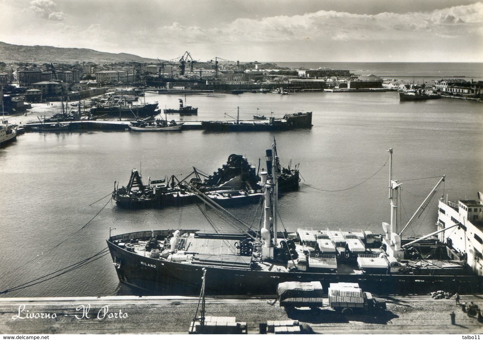 Livorno - Il Porto - Drague Dans Le Port - Livorno