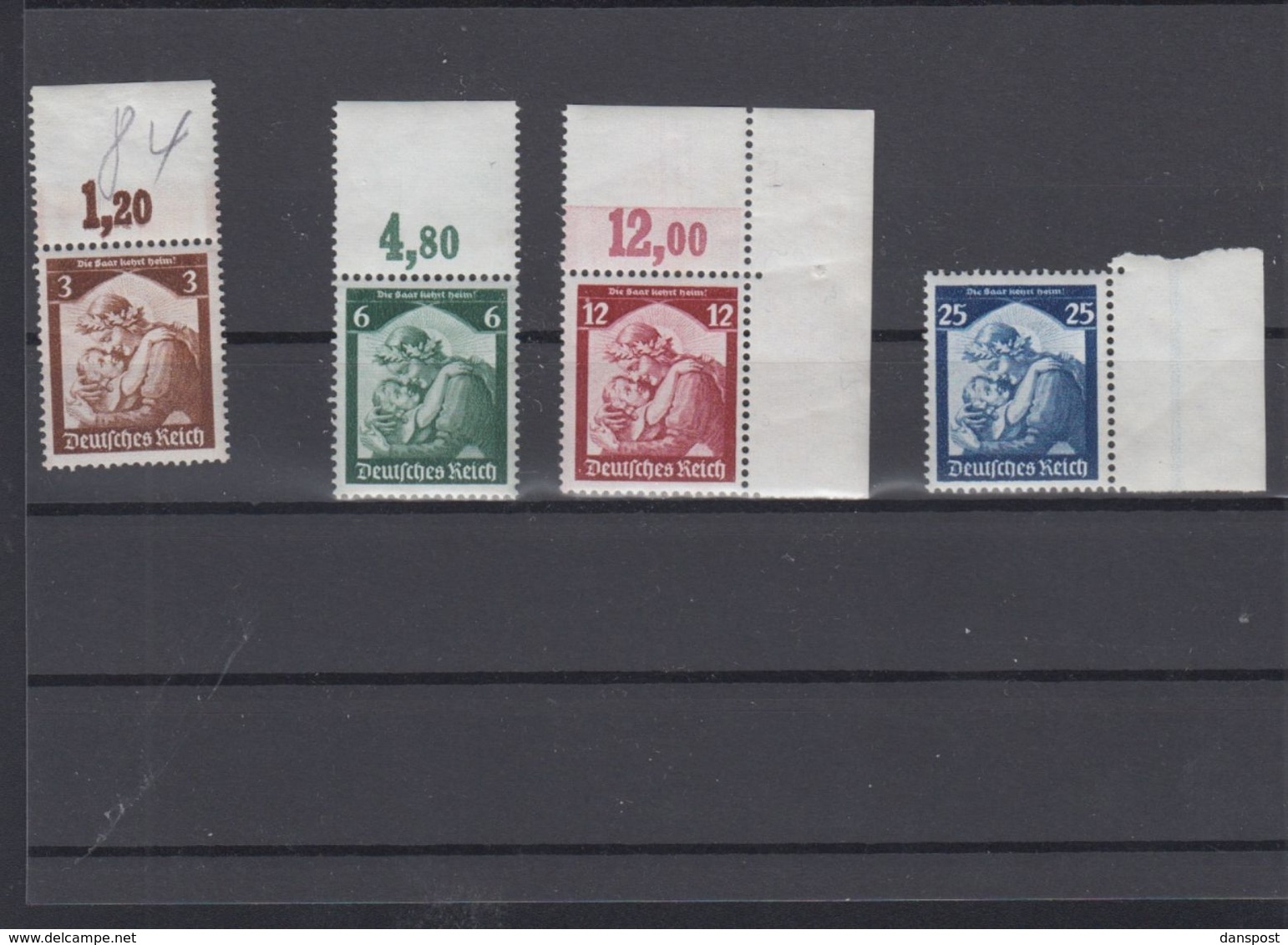 Dt. Reich Lot Rand/Eckrand Postfrisch - Nuovi