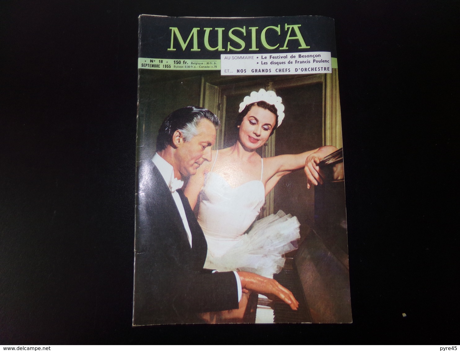 Revue " Musica " 46 Pages, N°18 Septembre 1955, Le Festival De Besançon, Nos Grands Chefs D'orchestre ... - Musica